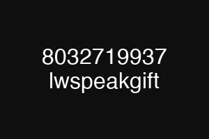 8032719937 lwspeakgift